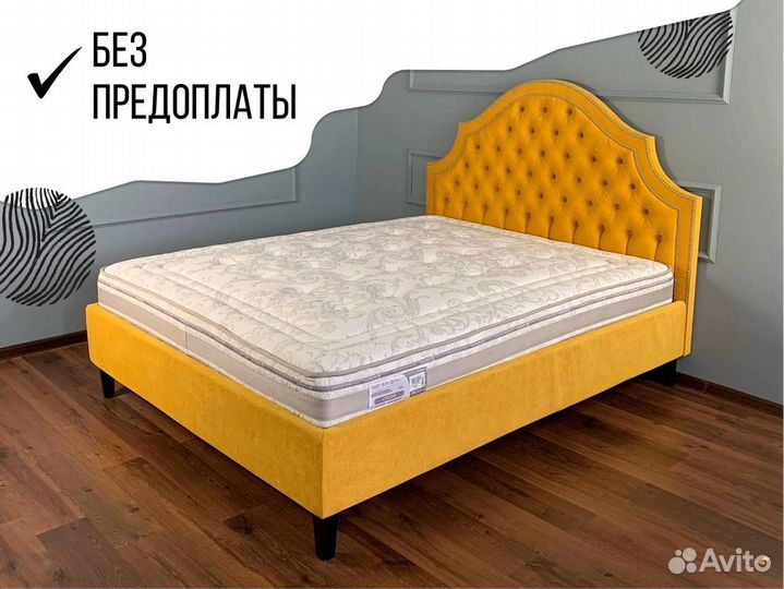 Кровать двуспальная. Гарантия 18 мес