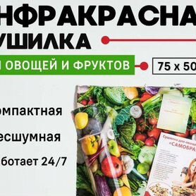 Сушилка для овощей, фруктов и грибов 75х50