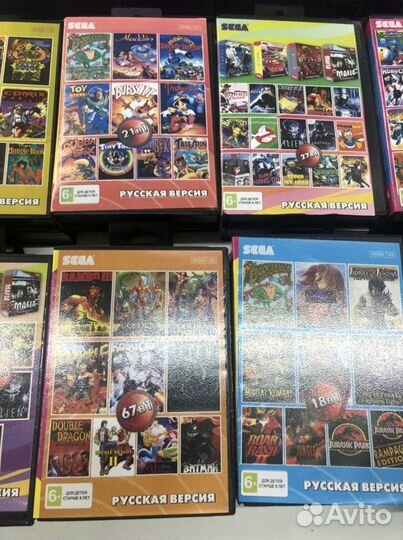 Картриджи на сегу