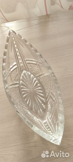 Салатница хрустальная