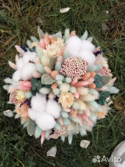 Букет из стабилизированных цветов