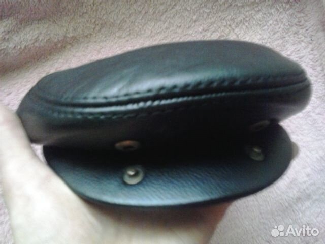 Кожаная кепка / теплая