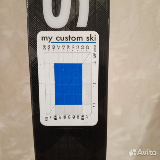 Продам лыжи salomon с креплениями fischer