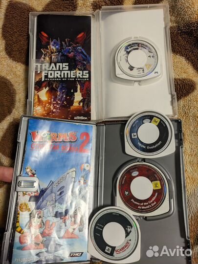 Диски и сумка на приставку psp sony