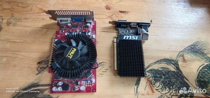 Видеокарта gt 710 и gf 9800gt