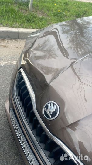 Капот skoda rapid 2021