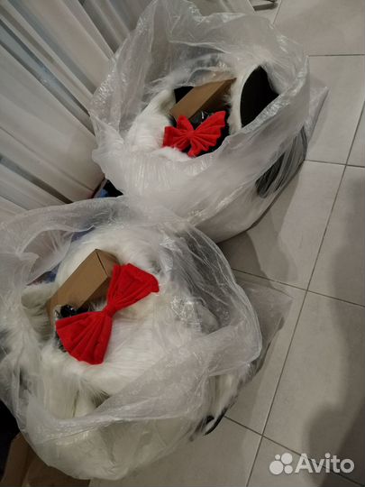 Ростовая кукла Белый медведь костюм аниматора