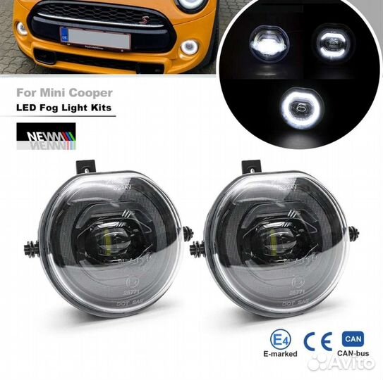 Светодиодные птф mini cooper f54 f55 f56 f57