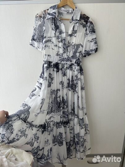 Платье летнее в стиле dior