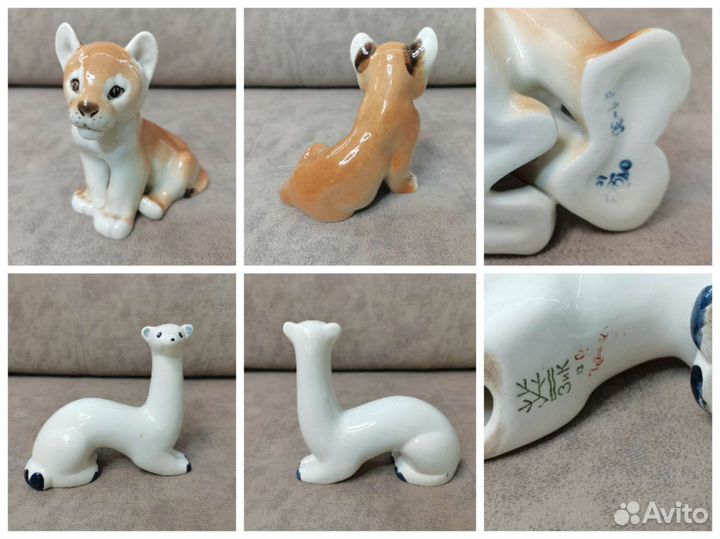 Фарфоровые,металлические статуэтки СССР и другие