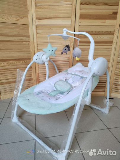 Новые электрокачели Indigo с рождения