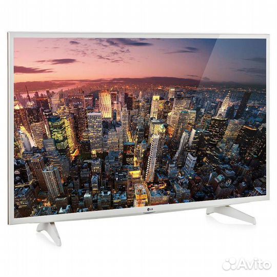 Телевизор смарт LG 49UH610V2016 4K Ultra HD Белый