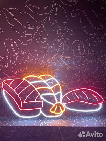 Неоновая вывеска для бизнеса