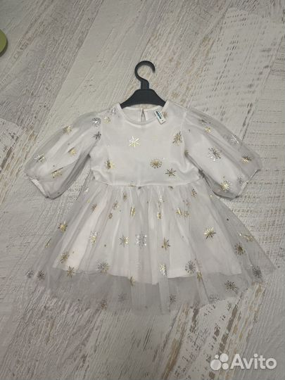 Детское нарядное платье 98