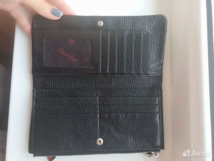 Комплект кошелёк, обложка для документов и ключниц