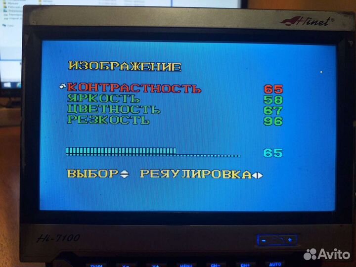 Монитор для автомагнитолы