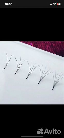 Пучки для наращивания ресниц