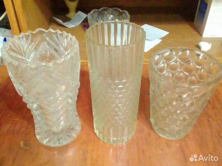 Ваза стекло СССР