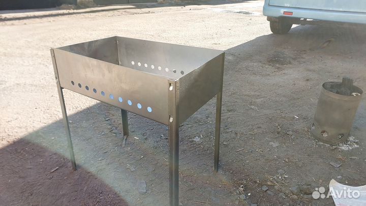 Мангал разборный складной 0.8 мм, 503050 см