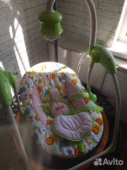 Детские качели шезлонг