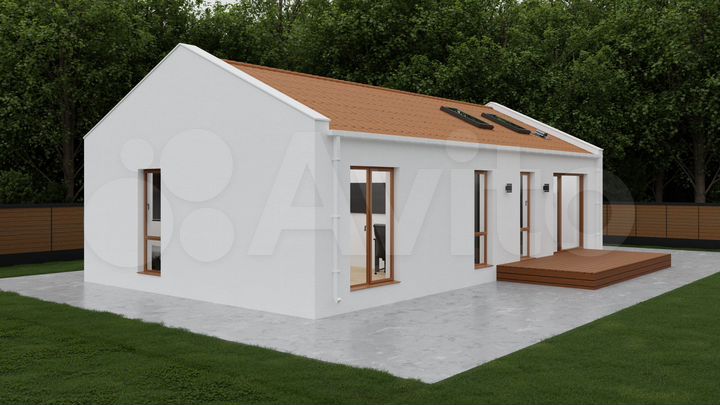 Дом 100 м² на участке 3,5 сот.