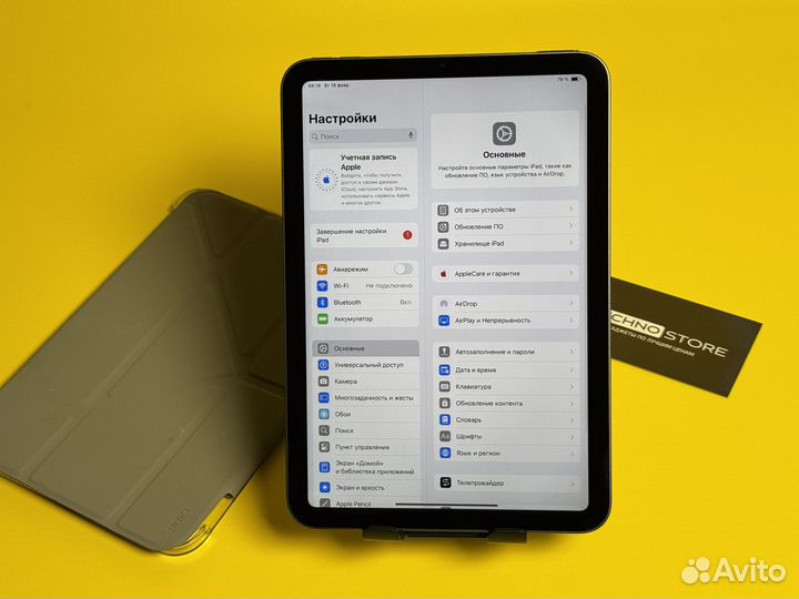 Оригинальный планшет iPad Mini 6 64gb Wi-Fi акб 10