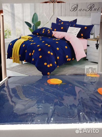 Постельное белье евро хлопок/сатин