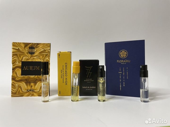 Отливанты пробники духов личная коллекция оригинал