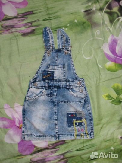 Сарафан джинсовый