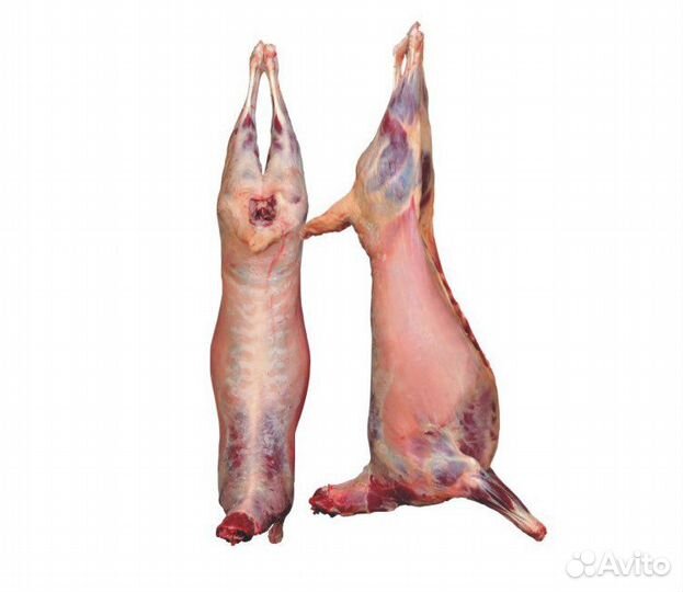 Баранина фермерская тушами или полутушами