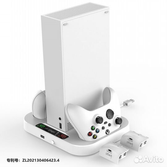 XBox Series S подставка с охлажд. + 2 аккум.,новая