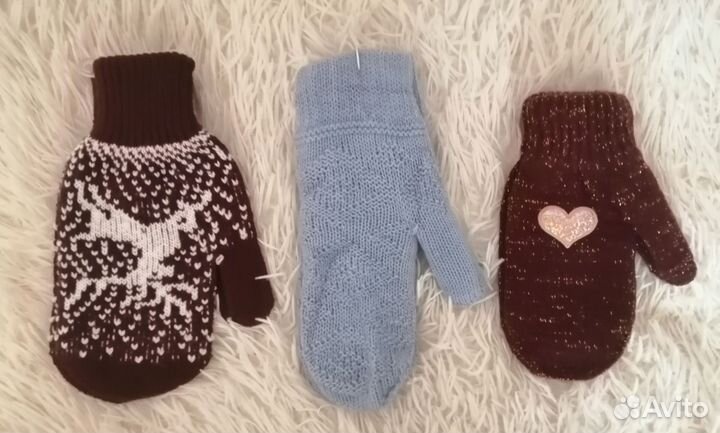 Перчатки, Варежки детские. Новые