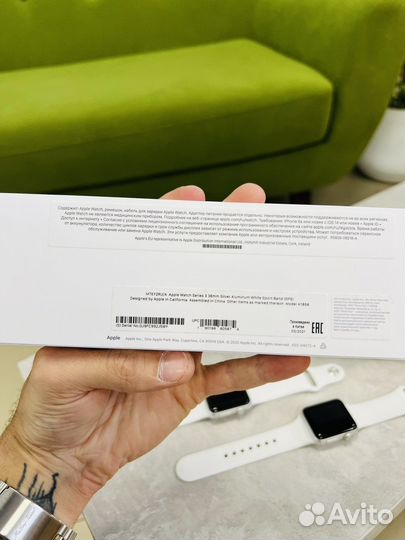 Apple Watch 3 38mm Silver. Идеал. Гарантия. Обмен