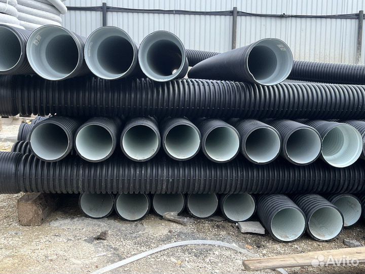 Труба гофрированная на заезд SN6-7 460/400 мм