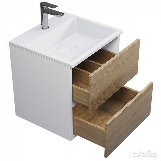 Раковина для ванной белая глянцевая