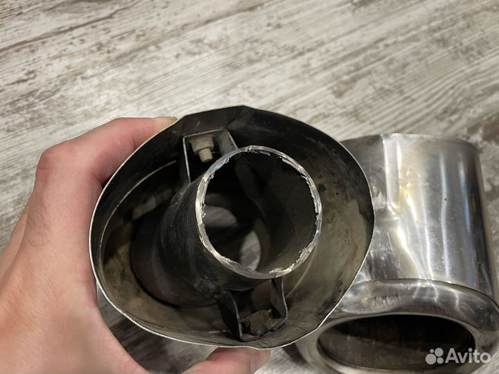 Насадки на глушитель Subaru Legacy bl5 (оригинал)