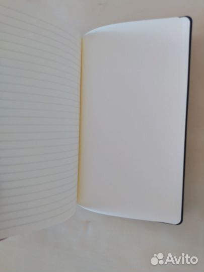 Бизнес-блокнот A5, черный в линейку