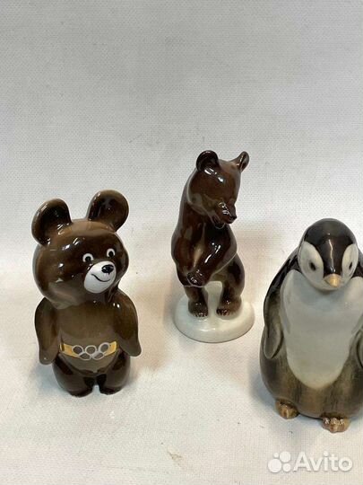 Статуэтки Олимпийский мишка и др