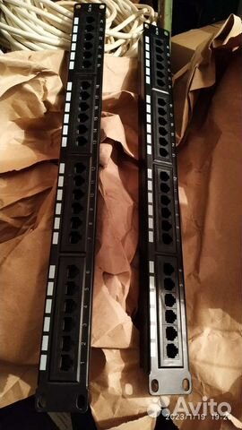 Патч панель 24 порта