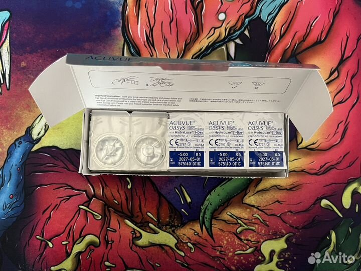 Линзы Acuvue oasys -5.0