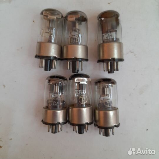 Радиолампа 6Х6С (металл.цоколь)