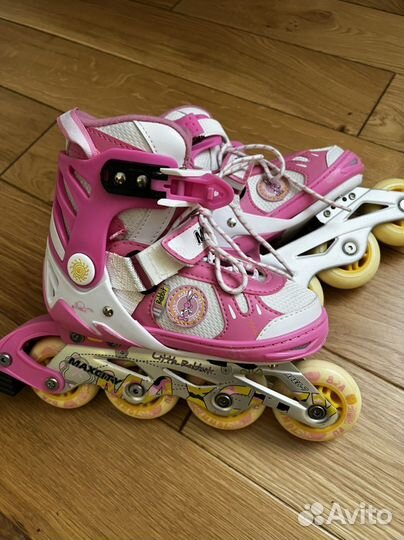 Ролики детскиe maxcity шлем В подарок