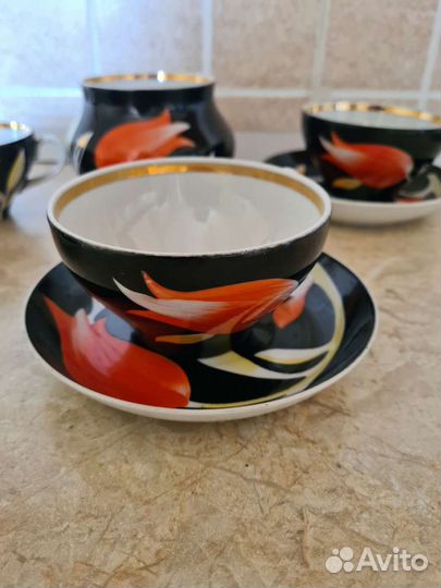 Чайный сервиз тюльпан дулево