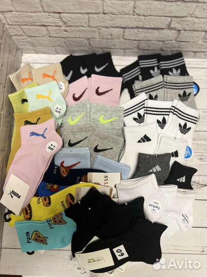 Носки детские Nike Adidas Puma 4-8 Новые