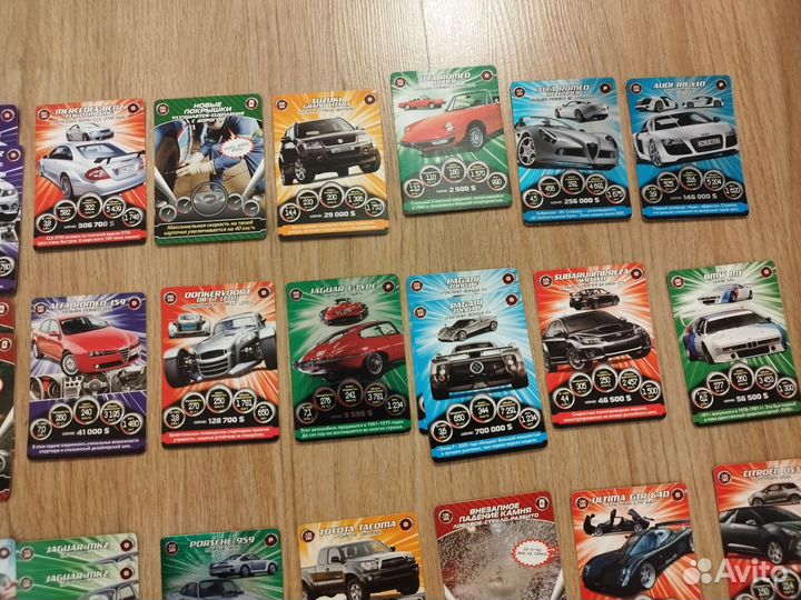 Супергонки журналы и карточки