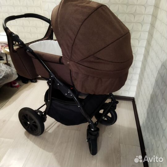 Коляска 2 в 1 бу Alis berta (коричневый)