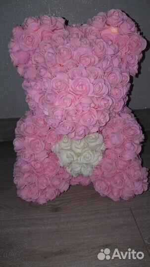 Мишка из роз 40 см