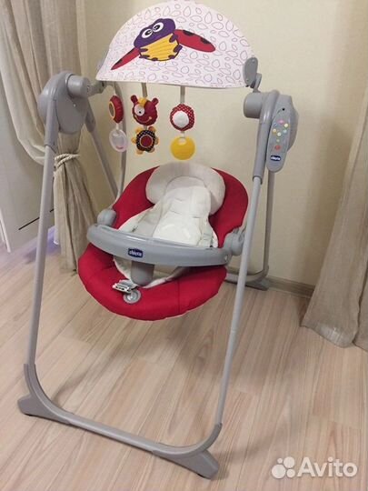 Детские электронные качели Chicco Polly Swing Up
