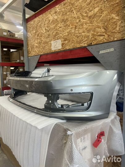 Передний бампер VolksWagen Polo 2015-2020