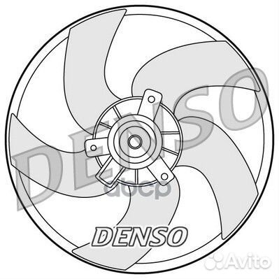 Вентилятор охлаждения двигателя DER21011 DER210